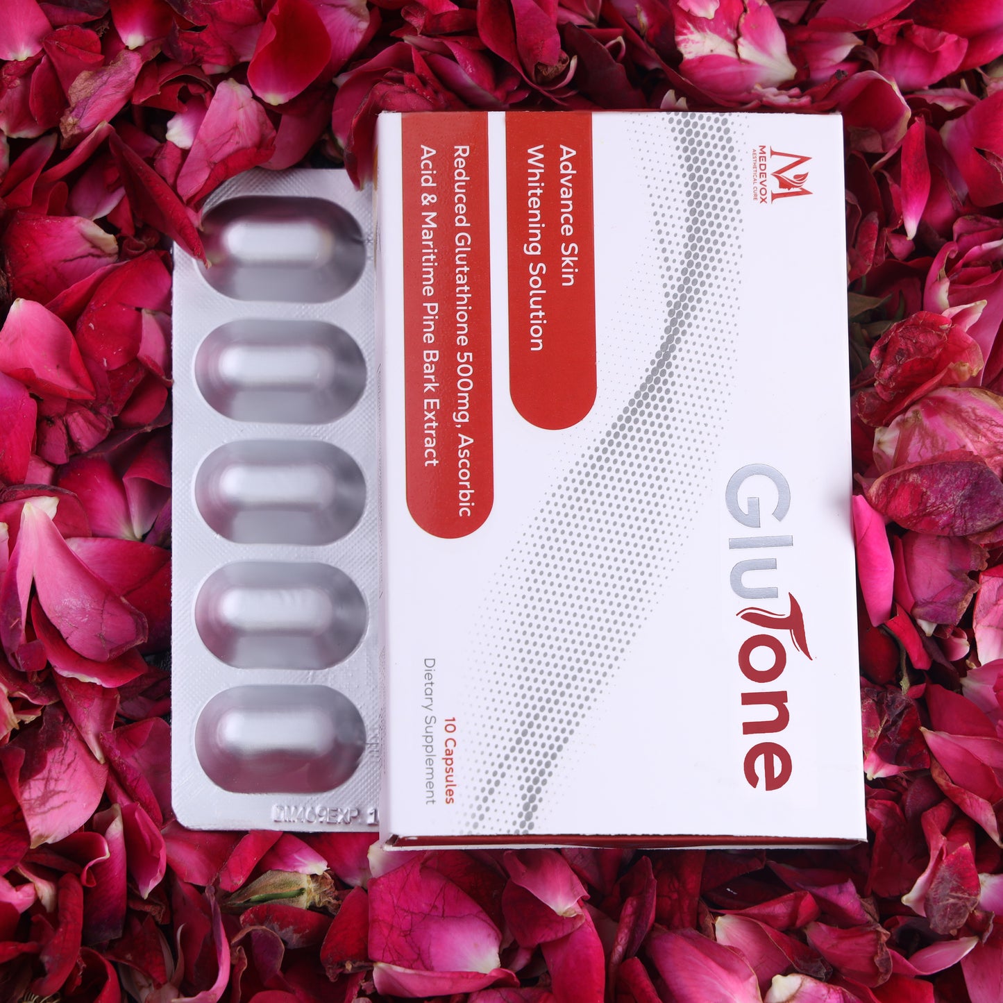 Glutone Capsule (L-Glutathione - 500 mg, Ascorbic Acid - 150 mg))